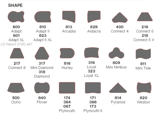Desk top shapes